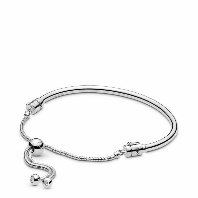 Pandora Sliding Bangle Bracelet Silver Egypt QS2486573